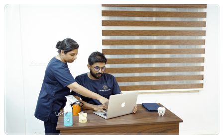 Comfortable dental clinic lounge